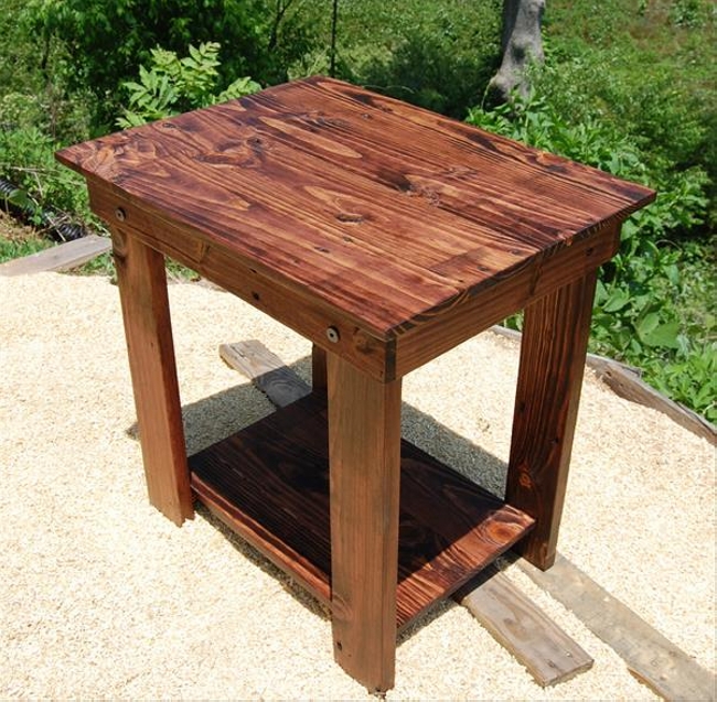 Recycled Pallet Bedside Tables Pallet Ideas