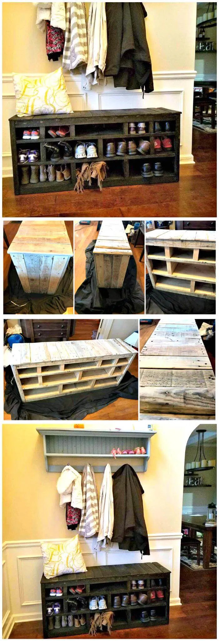 DIY Wooden Pallet Shoe Rack Pallets Pro