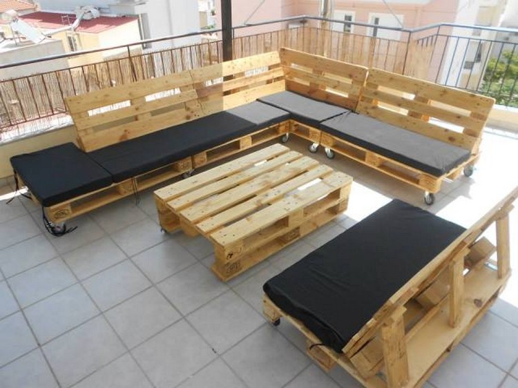 Pallet Sectional Sofa Pallet Wood Projects