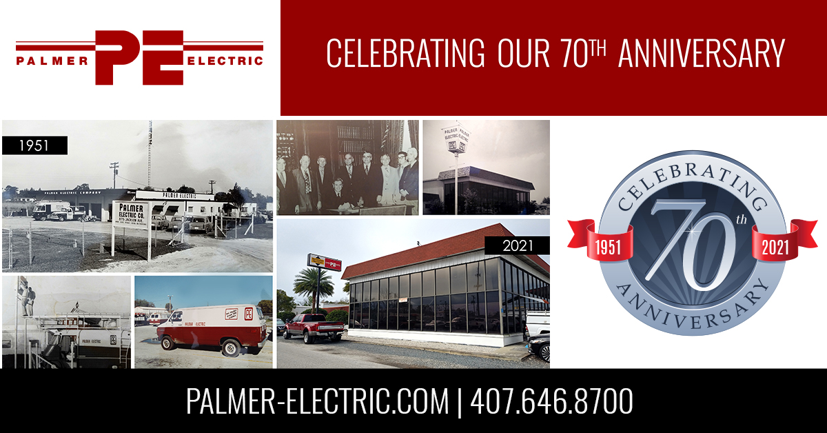 Electrician Orlando Palmer Electric Celebrates 70 Years in Business