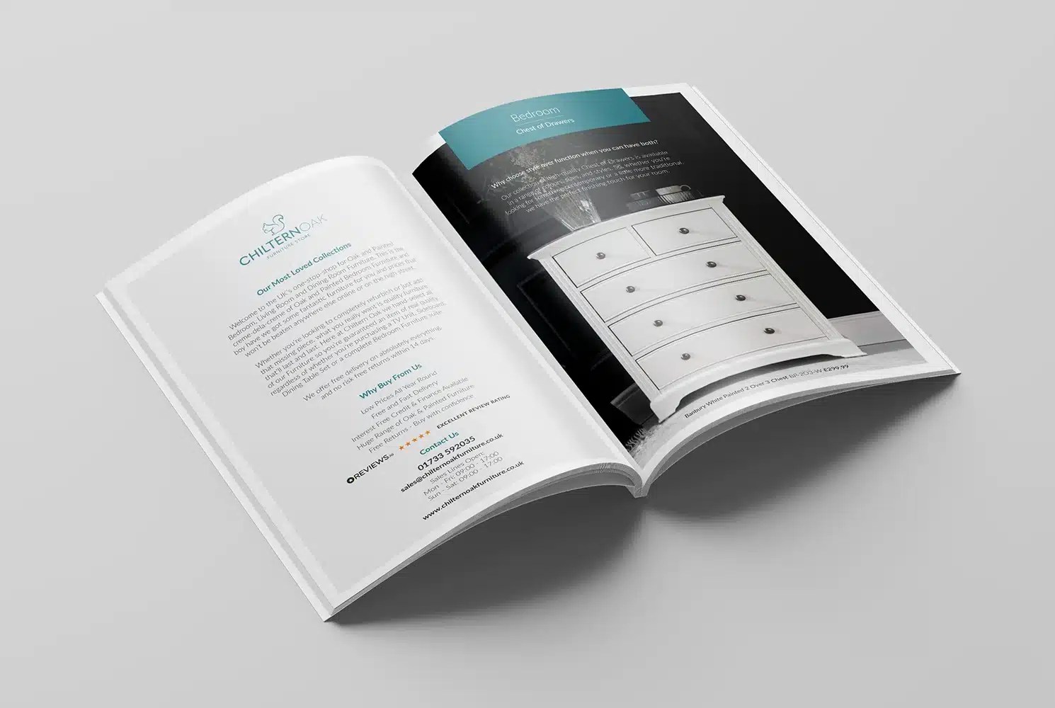 Furniture catalogue for Chiltern Oak