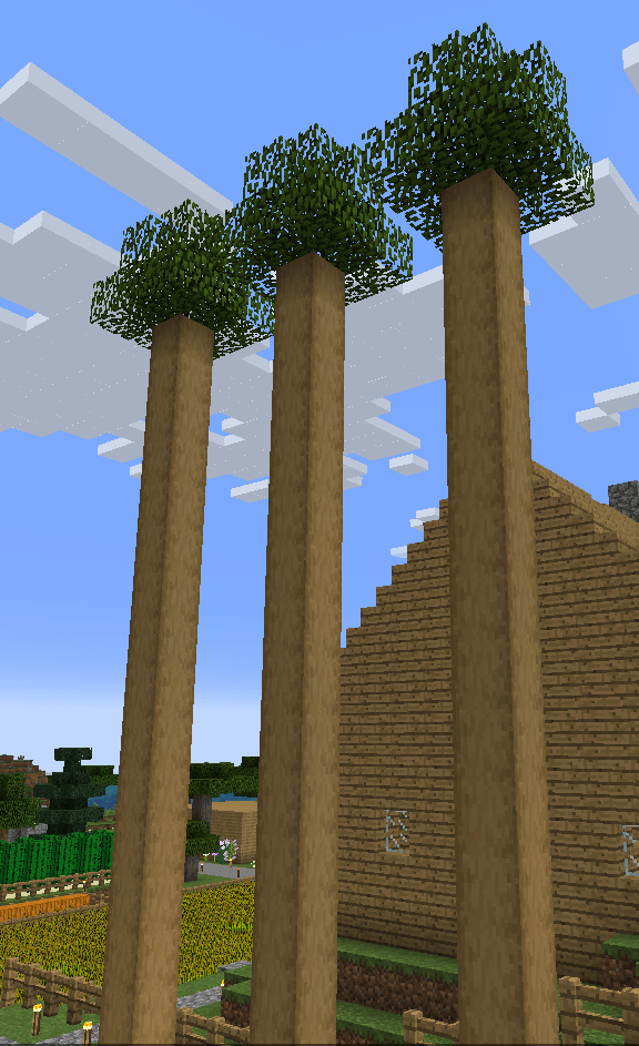 Palm trees in MInecraft OHANA NUI OFF TOPIC SUBFORUM PalmTalk