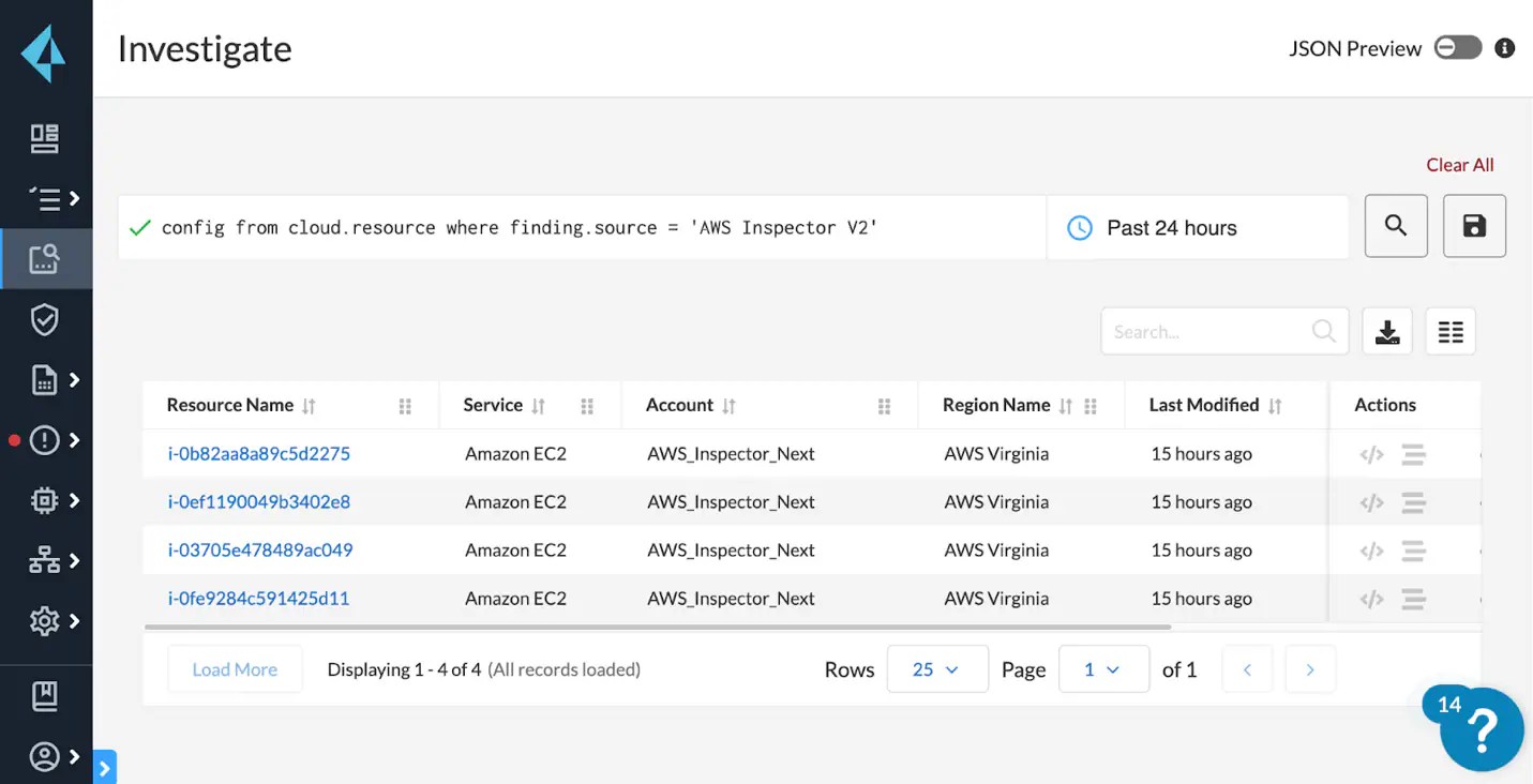 Prisma Cloud Supports the Latest Amazon Inspector for Enhanced Security