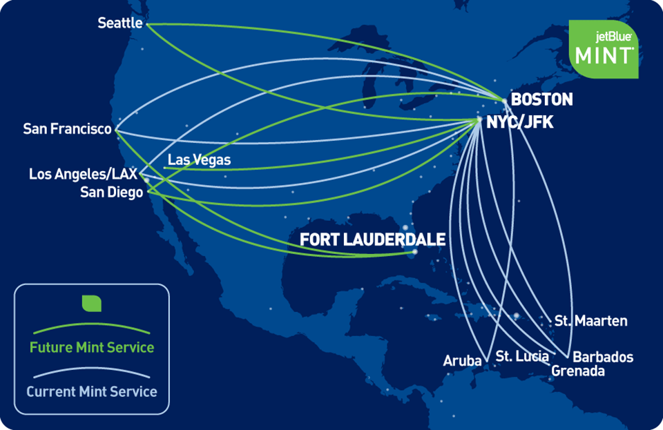 JetBlue Mint Class SFOJFK A321 Palo Will Travel