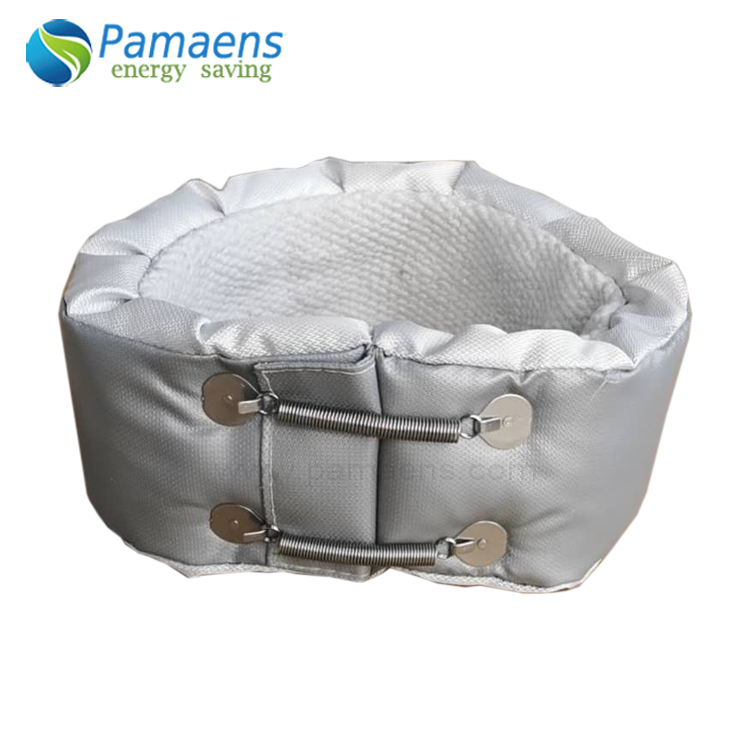 High Temperature Thermal Insulation Jacket Blanket for Barrel with One