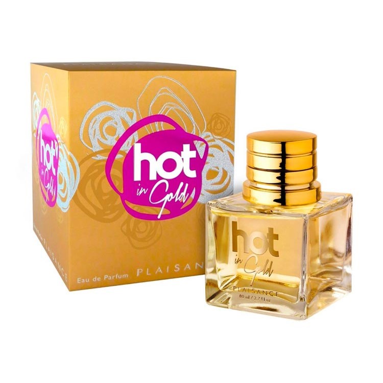 Fragancia Plaisance Hot in Gold 80ml Pamelita distribuidora
