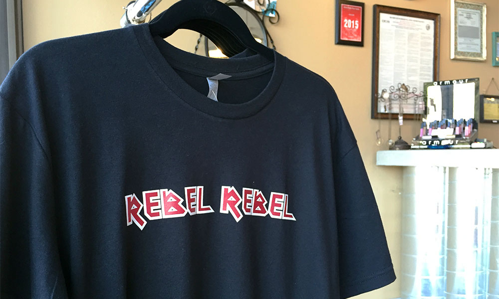 Custom Logo Rebel Rebel Hair Salon Pam Winters Studio