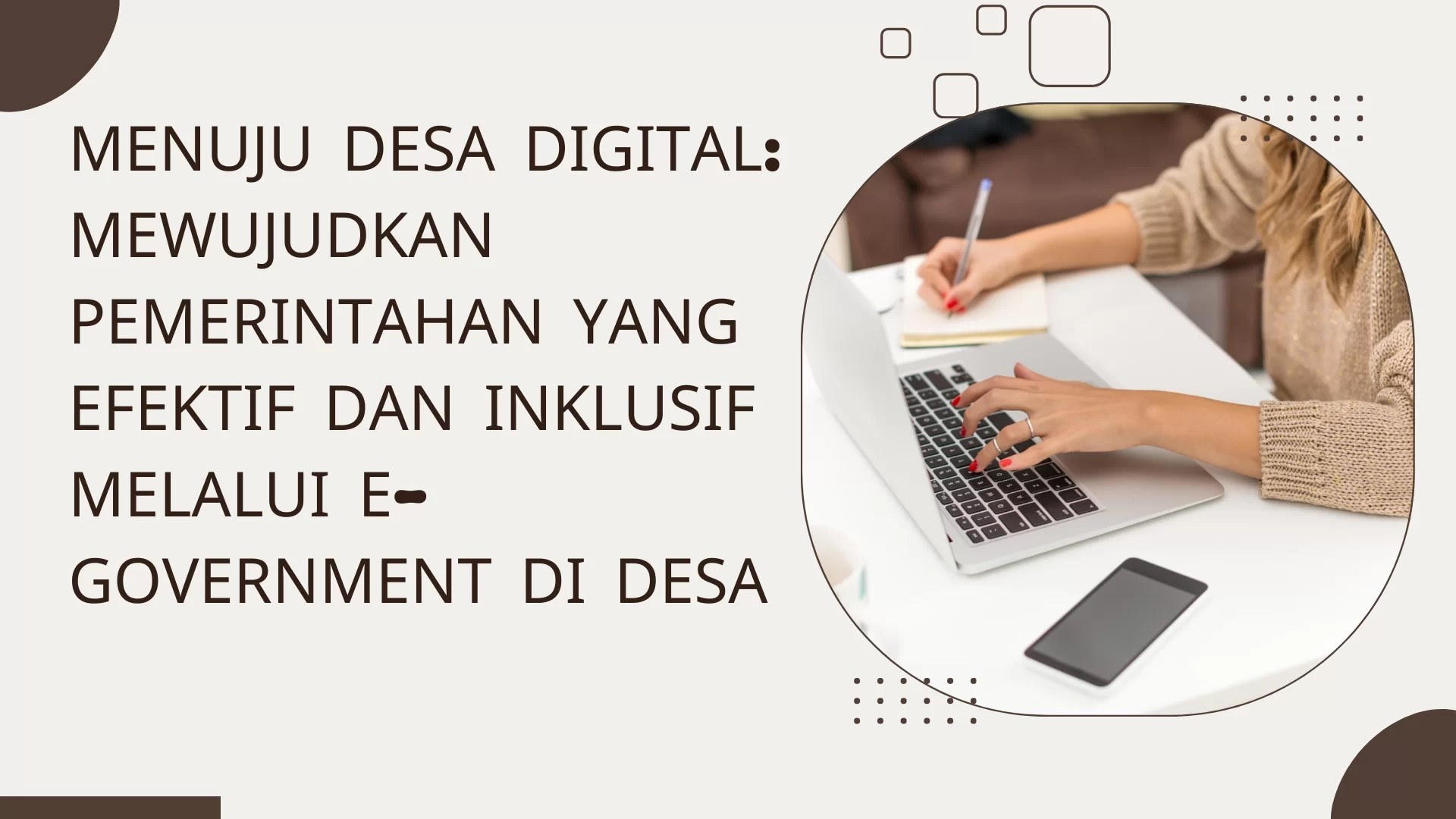 Menuju Desa Digital Mewujudkan Layanan Publik yang Efisien dan Mudah