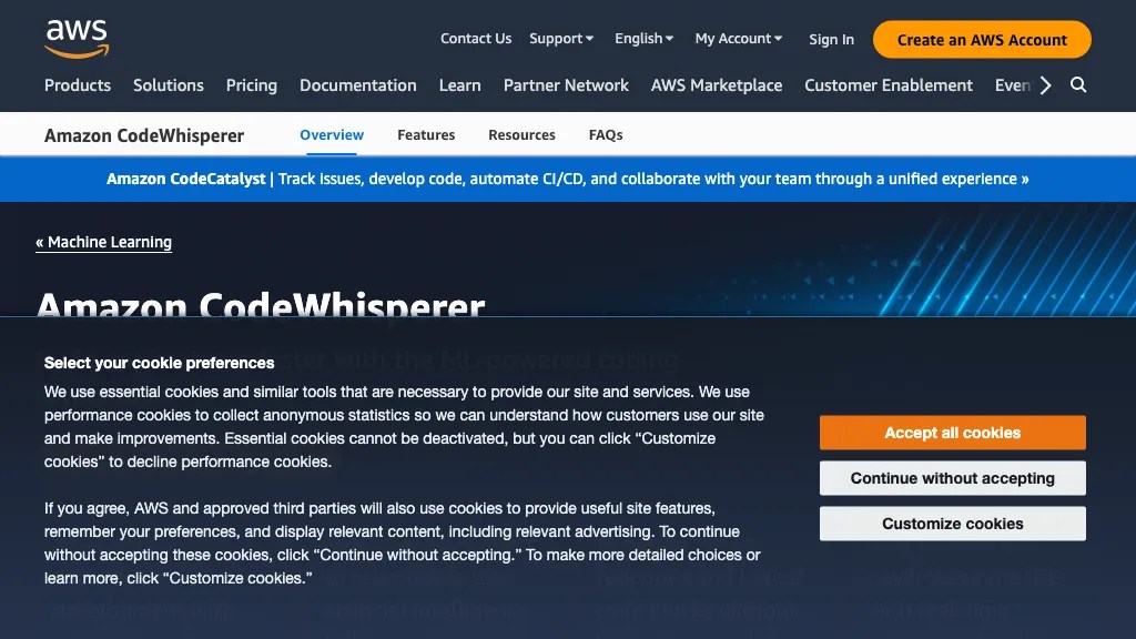 Amazon CodeWhisperer Developer tools AI Tool Review
