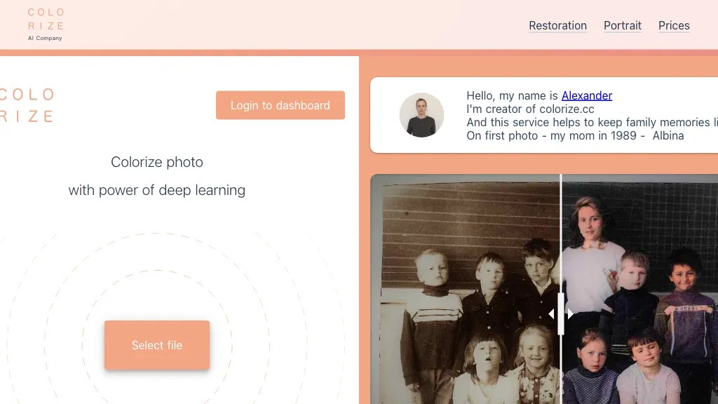 Colorize Image editing AI Tool Review