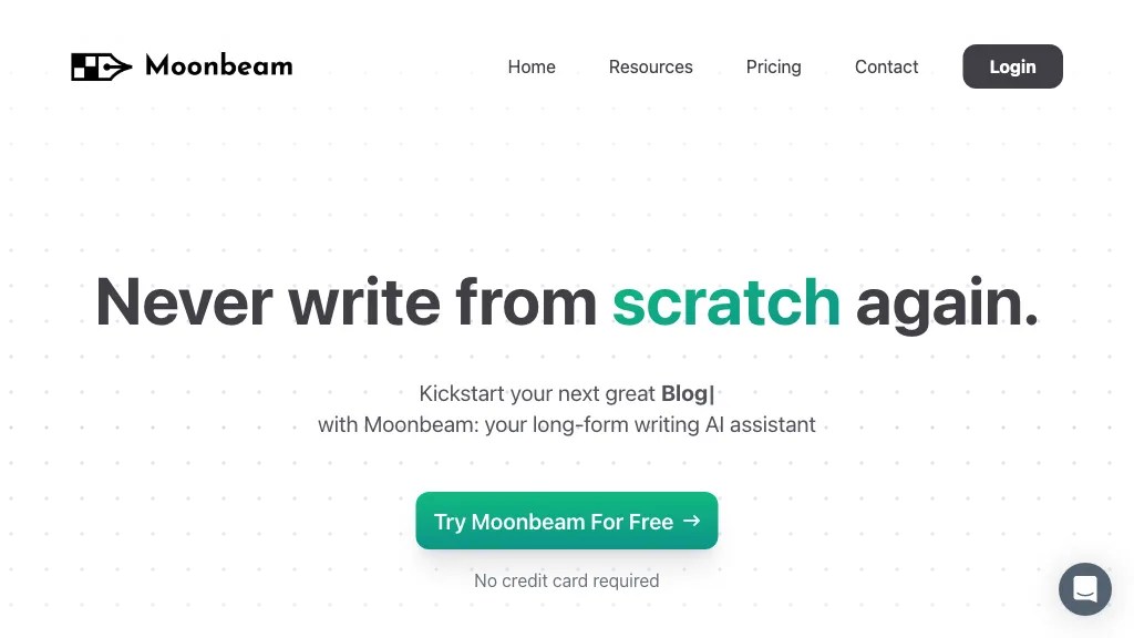 Moonbeam Writing AI Tool Review