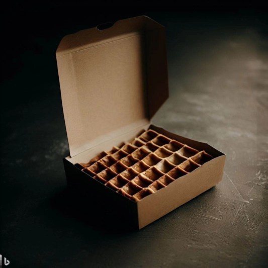 Custom Waffle Boxes Panda Scientist