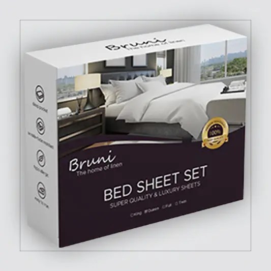Custom Bed Sheet Packaging Panda Scientist