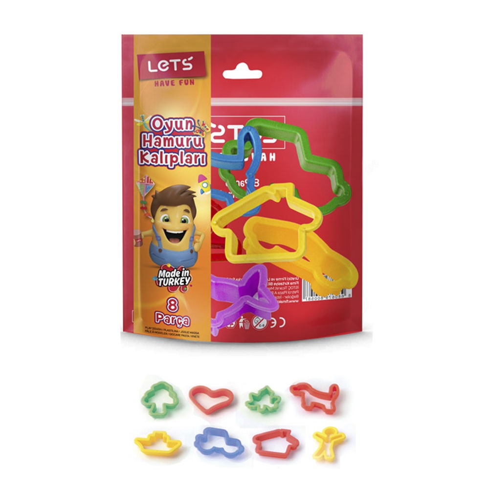 KALUPI ZA MODELOVANJE LETS 8 MALIH MODLI PanGraf