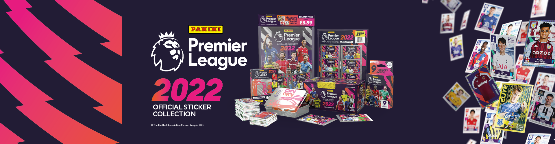 Official Premier League 2022 Sticker CollectionPanini