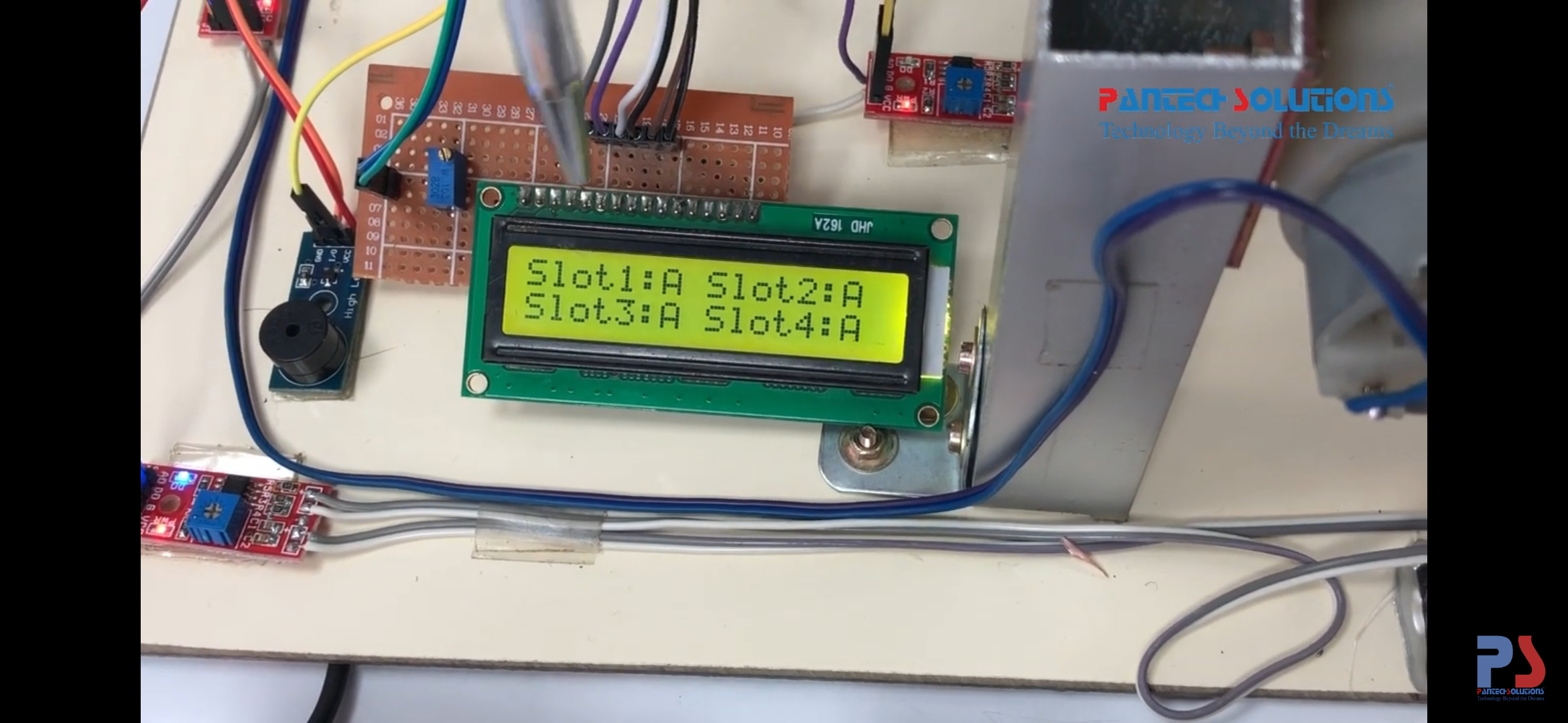 Smart Parking System using ARDUINO with Node MCU