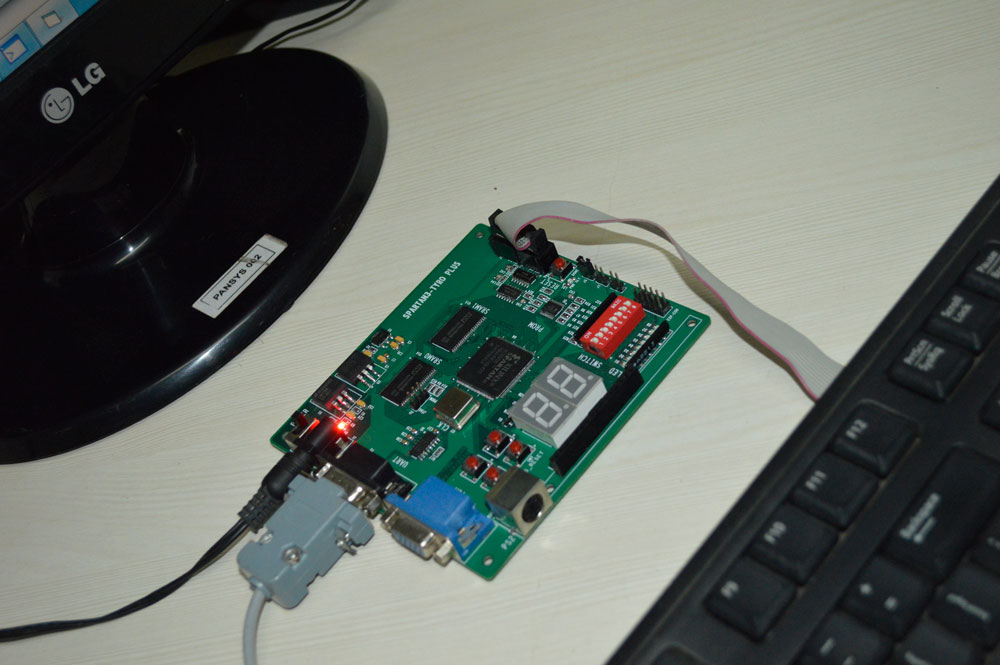 FPGA based Median Filter Implementation using Spartan3 FPGA Image