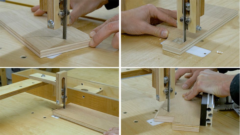 DIY Jigsaw Table Blade Guide Paoson Woodworking Saws / Cut