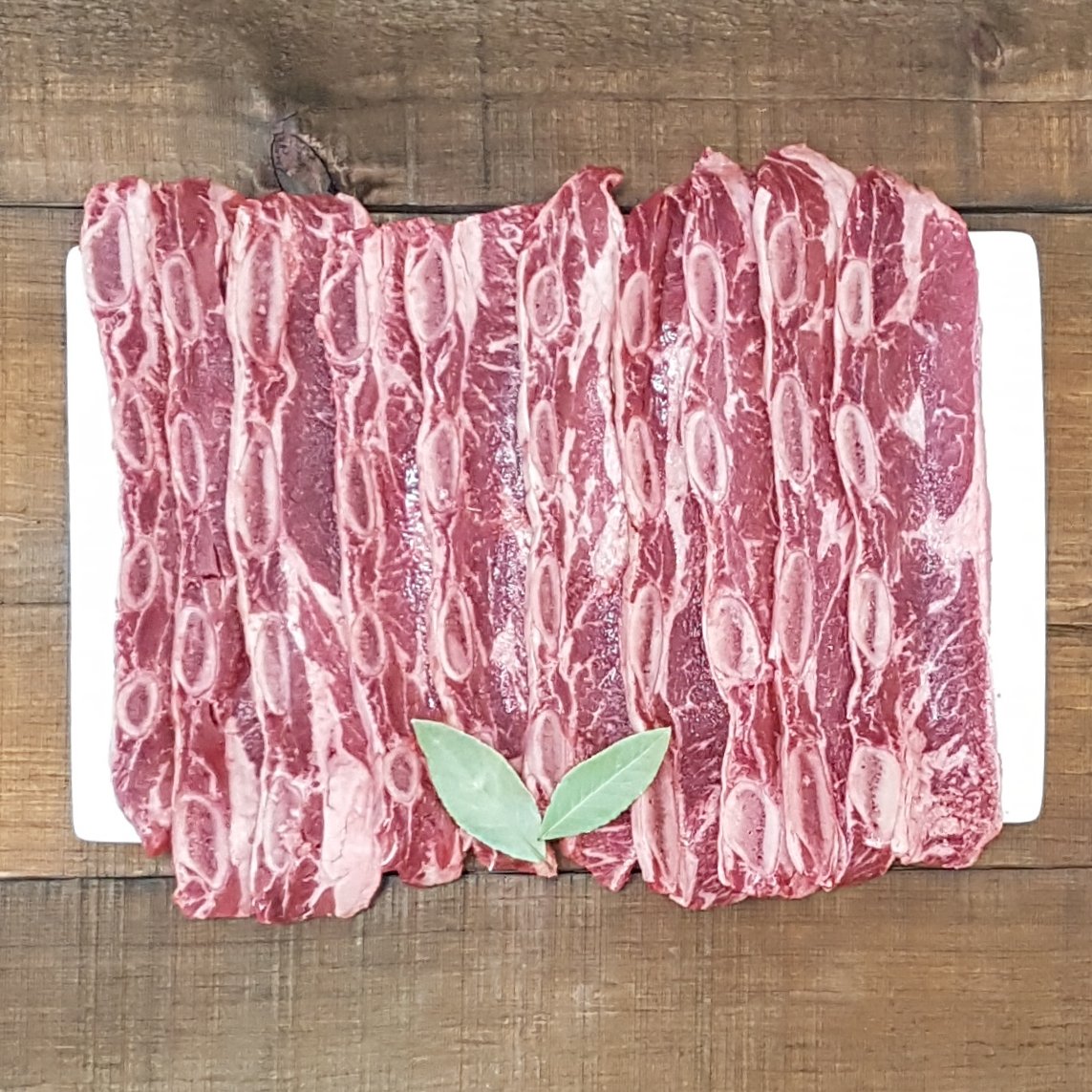 Beef Short Ribs (Miami Ribs) 2lb Papa Earth True Local Meat