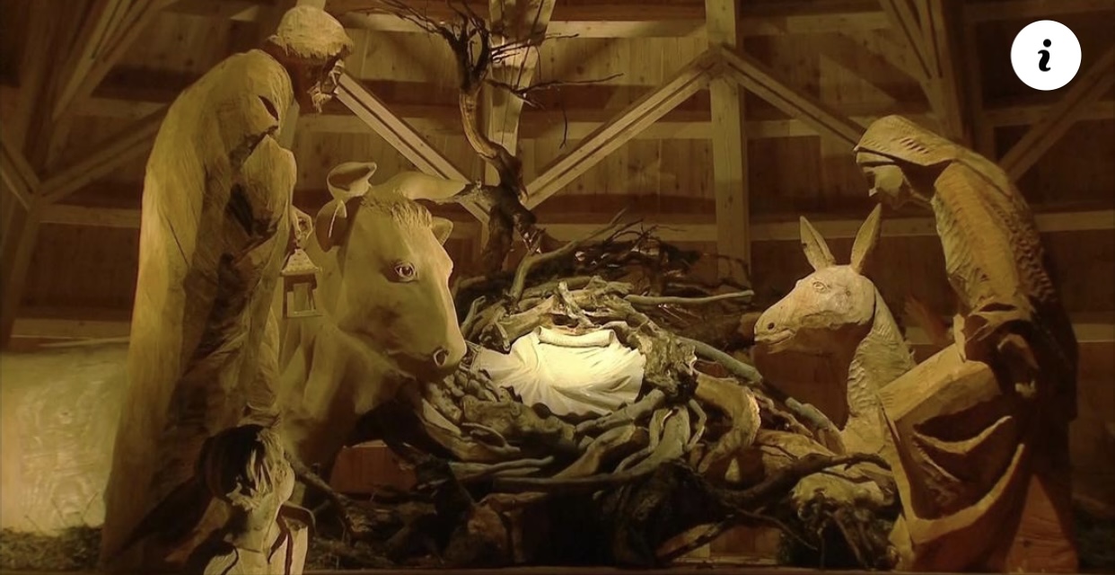 The 2022 Nativity Scene in St. Peter’s Square Papal Artifacts