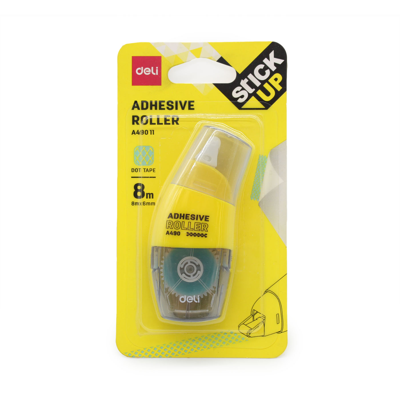 ADHESIVE GLUE ROLLER 6mmx8m The Paper Co Of Australia