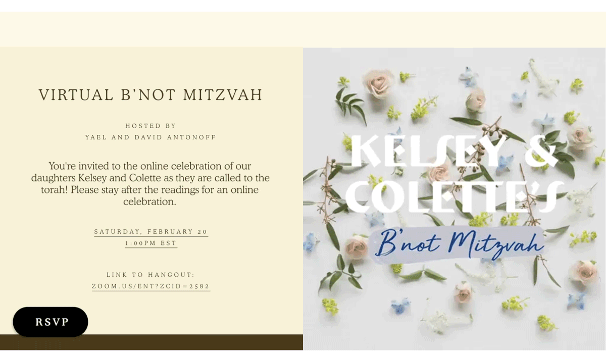 Bat and bar mitzvah invitation wording ideas Paperless Post