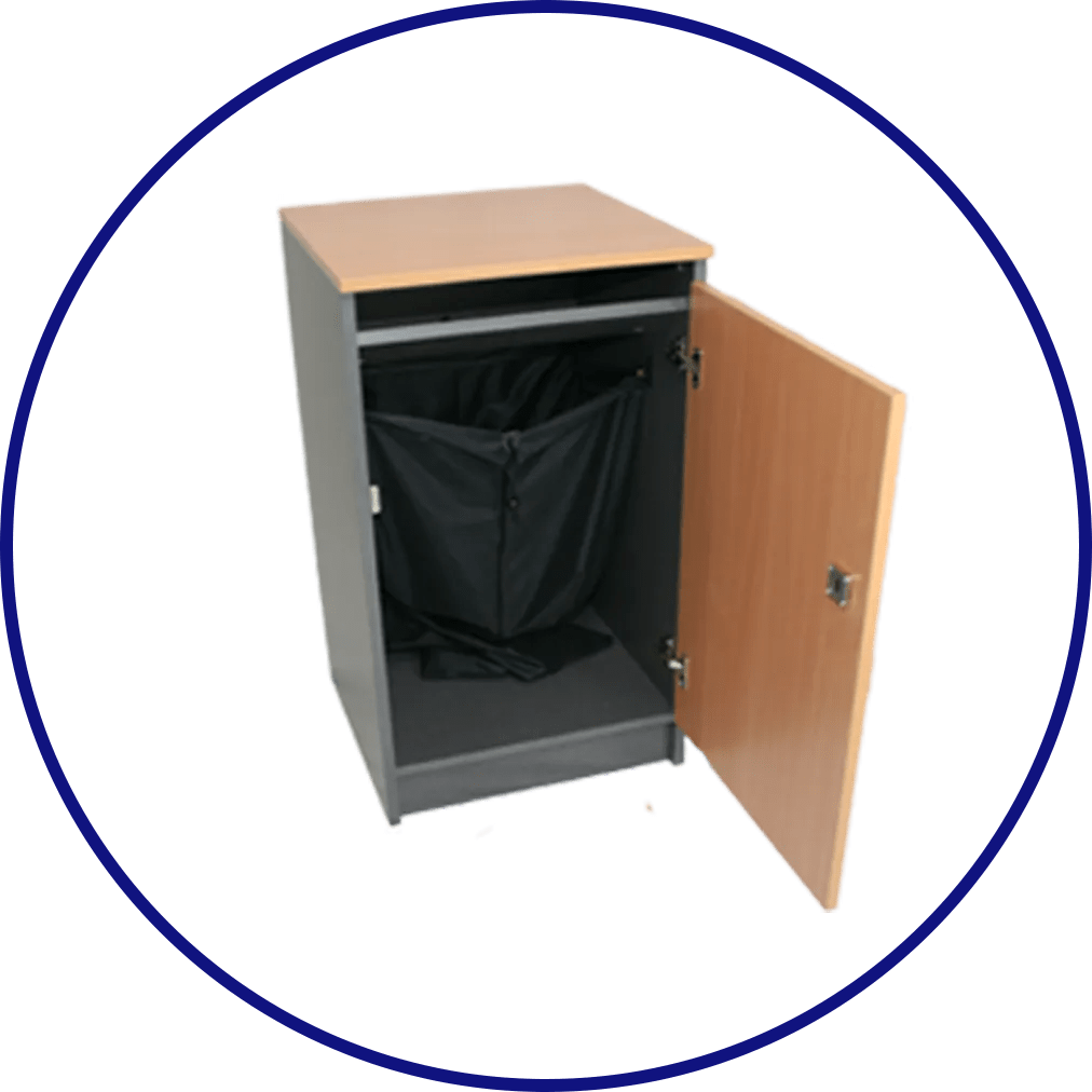 Confidential Locking Waste Bins For Paper Shredding