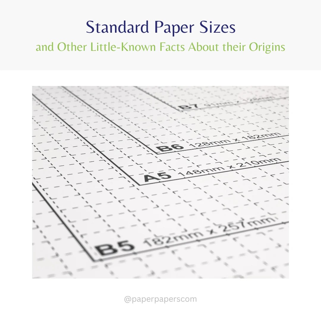 Standard Paper Sizes and Facts About their Origins