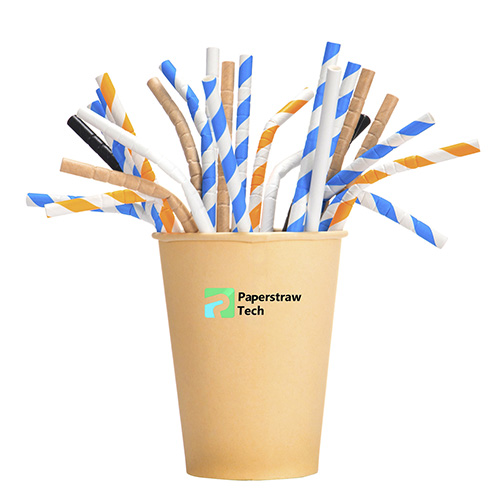 3 Layers Biodegradable Jumbo Bendy Paper Straws，6mm Bendable Straws