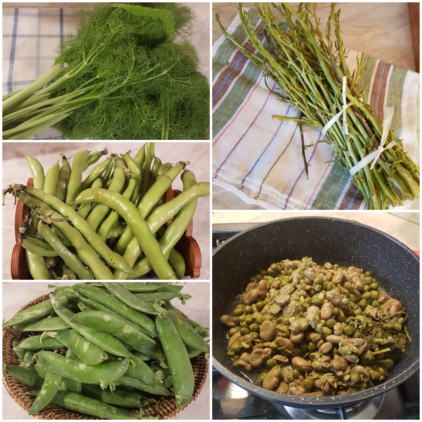 Frittella di fave piselli e carciofi Ricetta tradizionale Siciliana