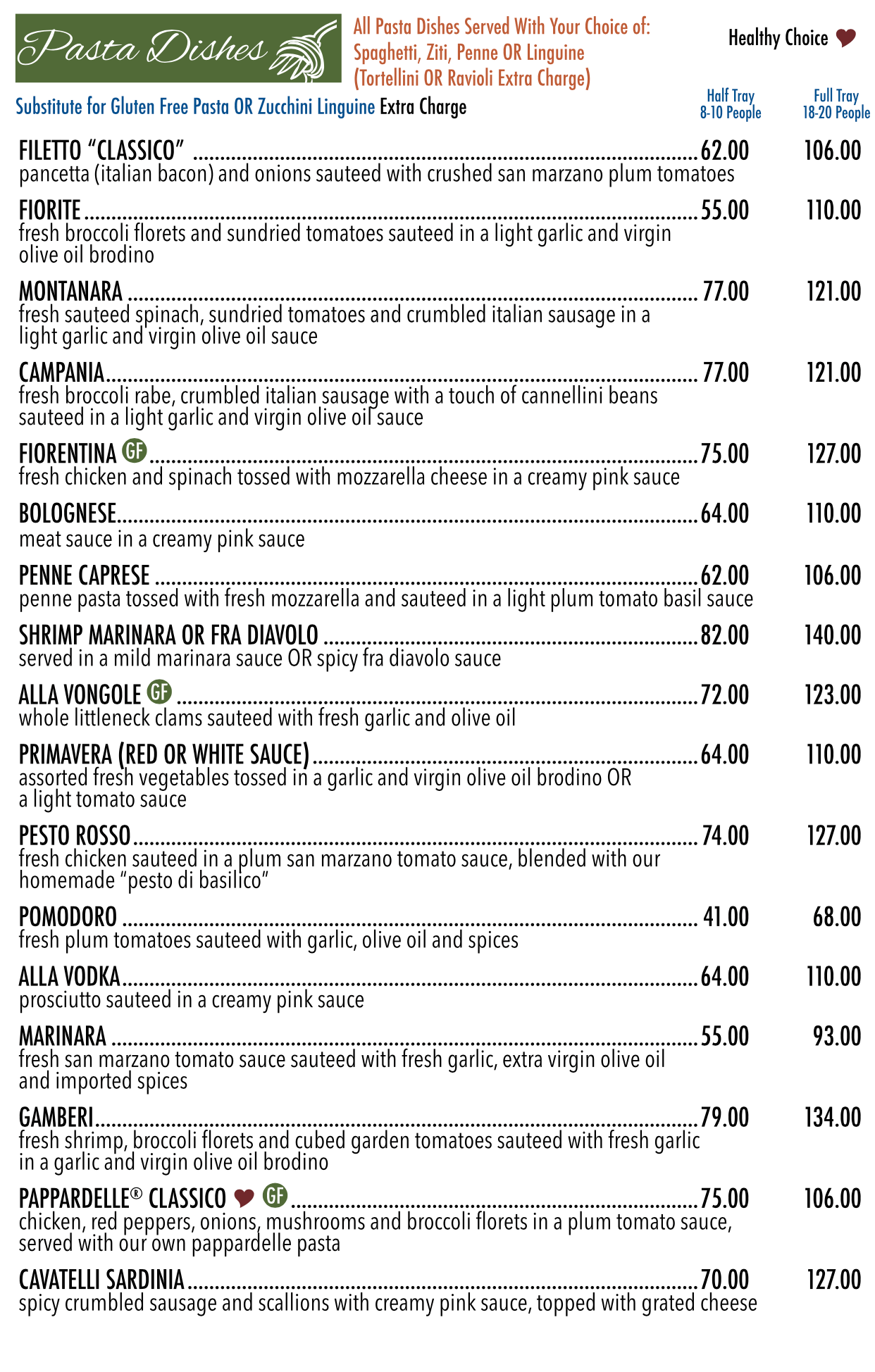 Catering Pappardelles Pizza Italian, Bethpage NY