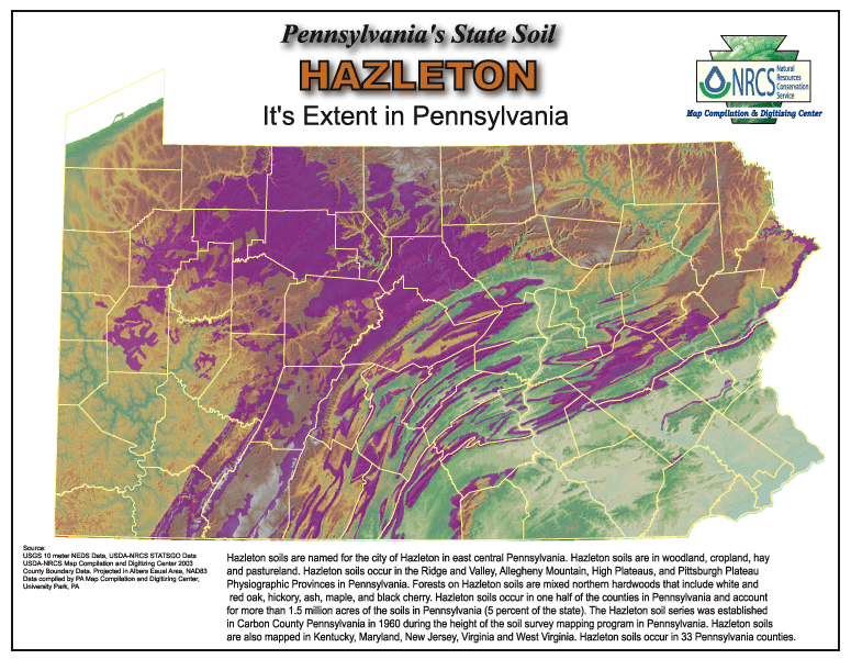 Hazleton State Soil Pennsylvania Association of Professional Soil