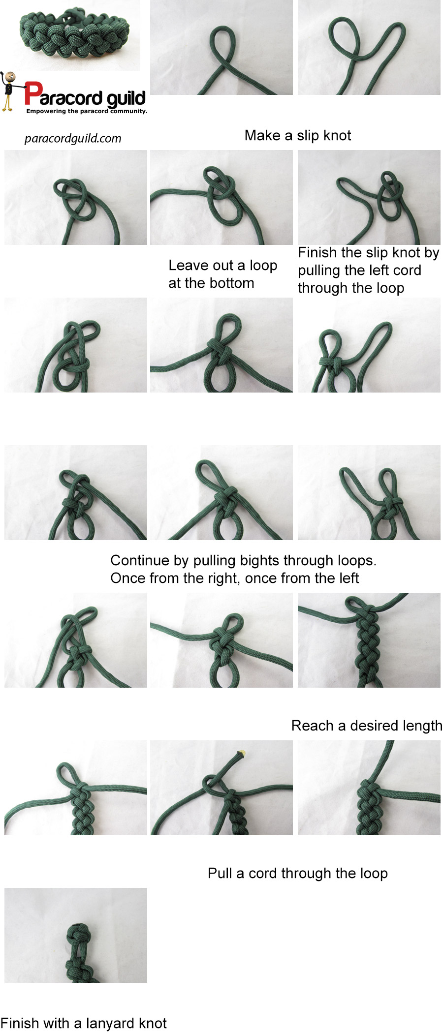PARACORD BRACELET INSTRUCTIONS Espar Denen