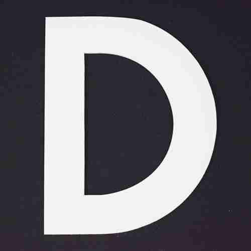 8″ Foam Core Letter “D” Parade Float Stuff