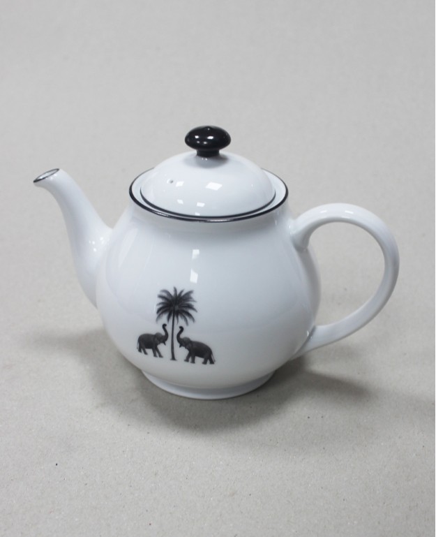 Fortune Elephants Tea Pot With Lid