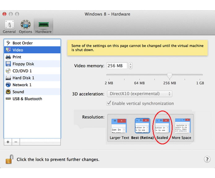 Configure Best Display For Parallels Desktop On Retina Mac