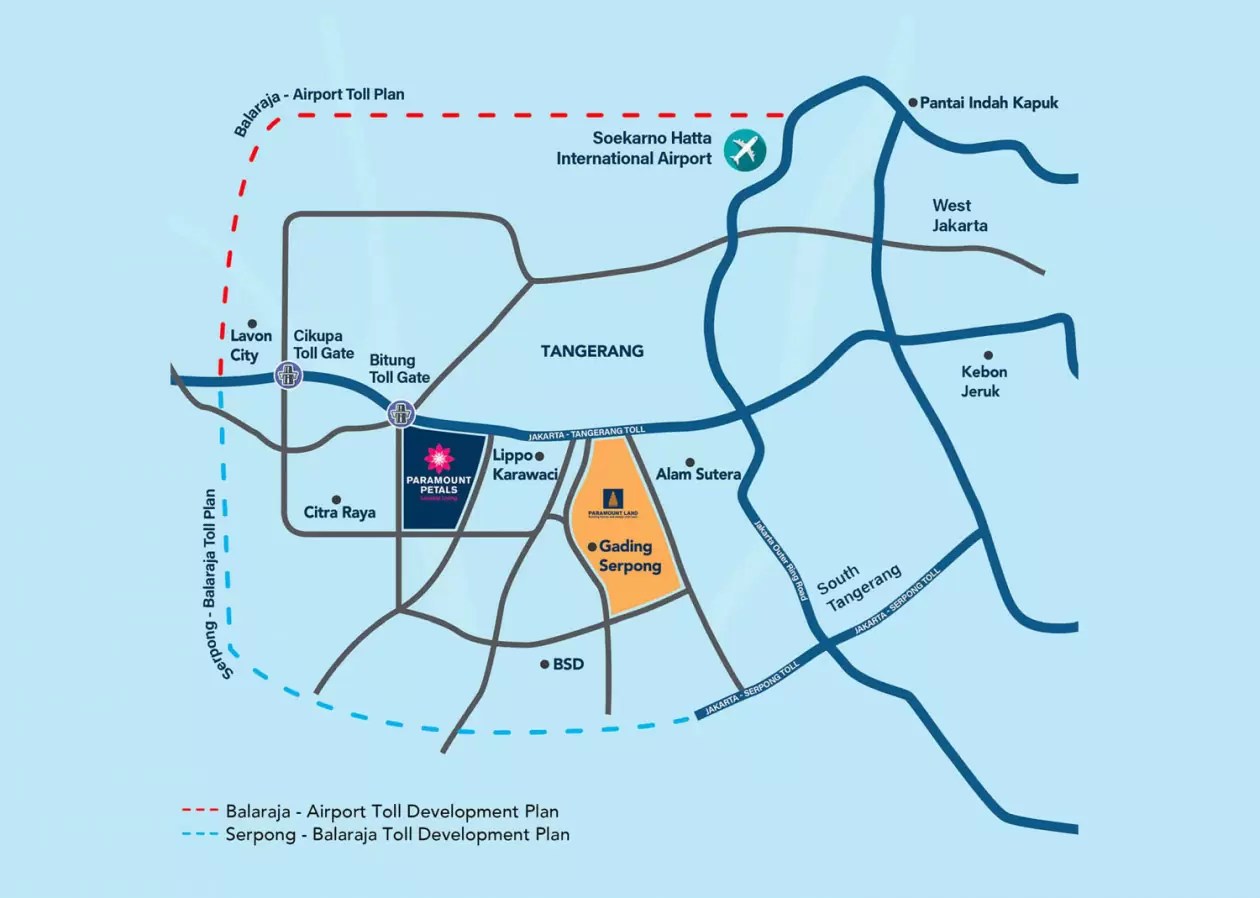 Lokasi Paramount Petals