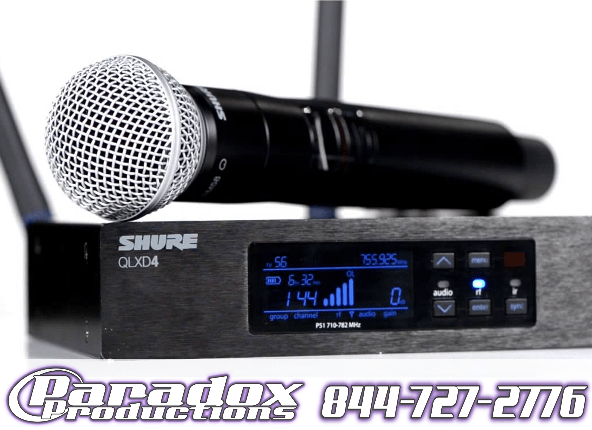 Shure QLXD Wireless Microphone Kit Paradox Productions