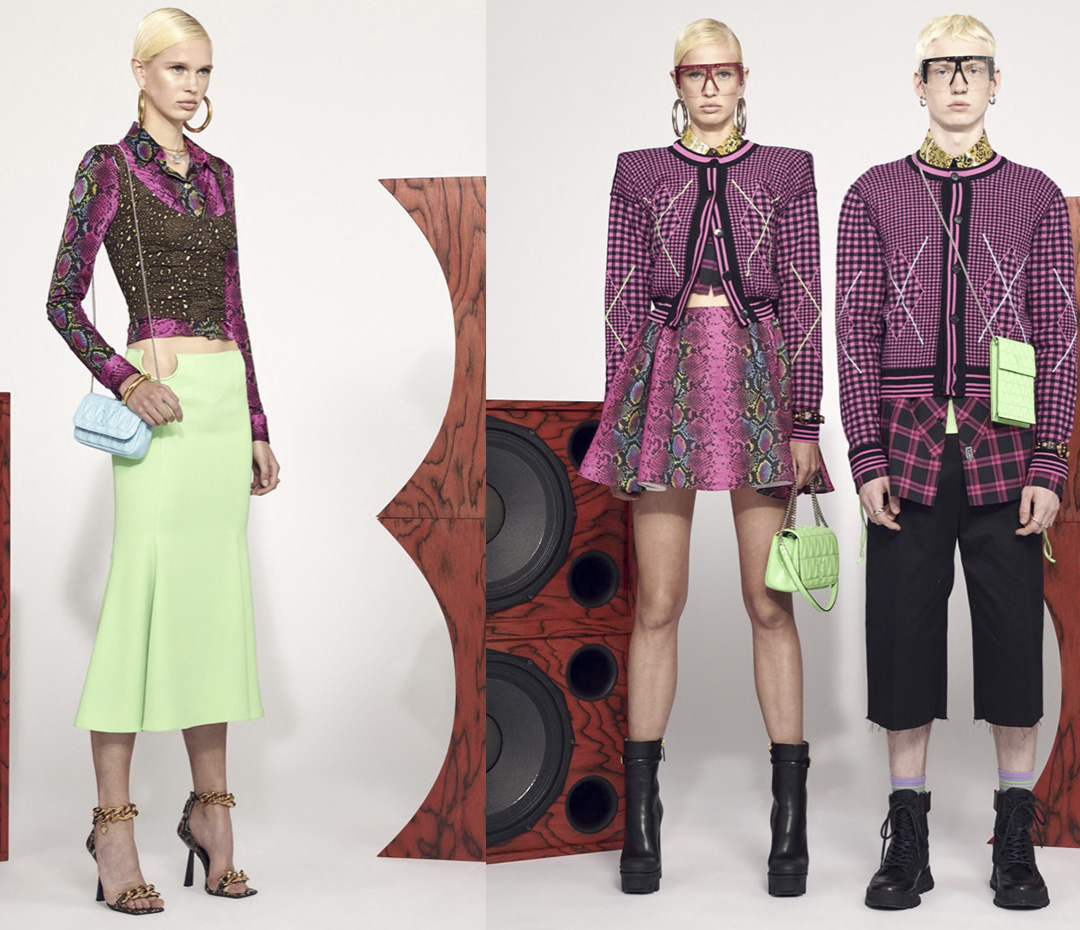 Versace presentó su colección Resort 2021 glam, fiesta y pop Para Ti