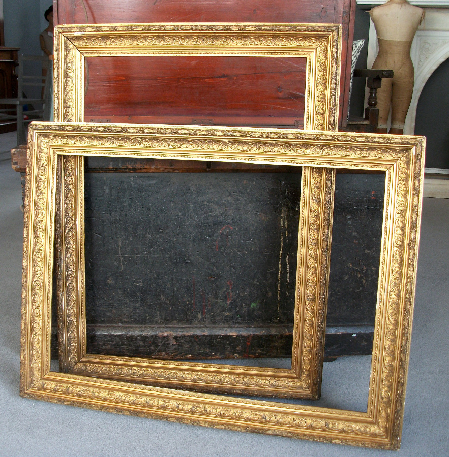 A Pair of Victorian Gilded Frames