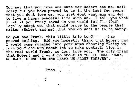 Coping with the Parental Alienation Syndrome