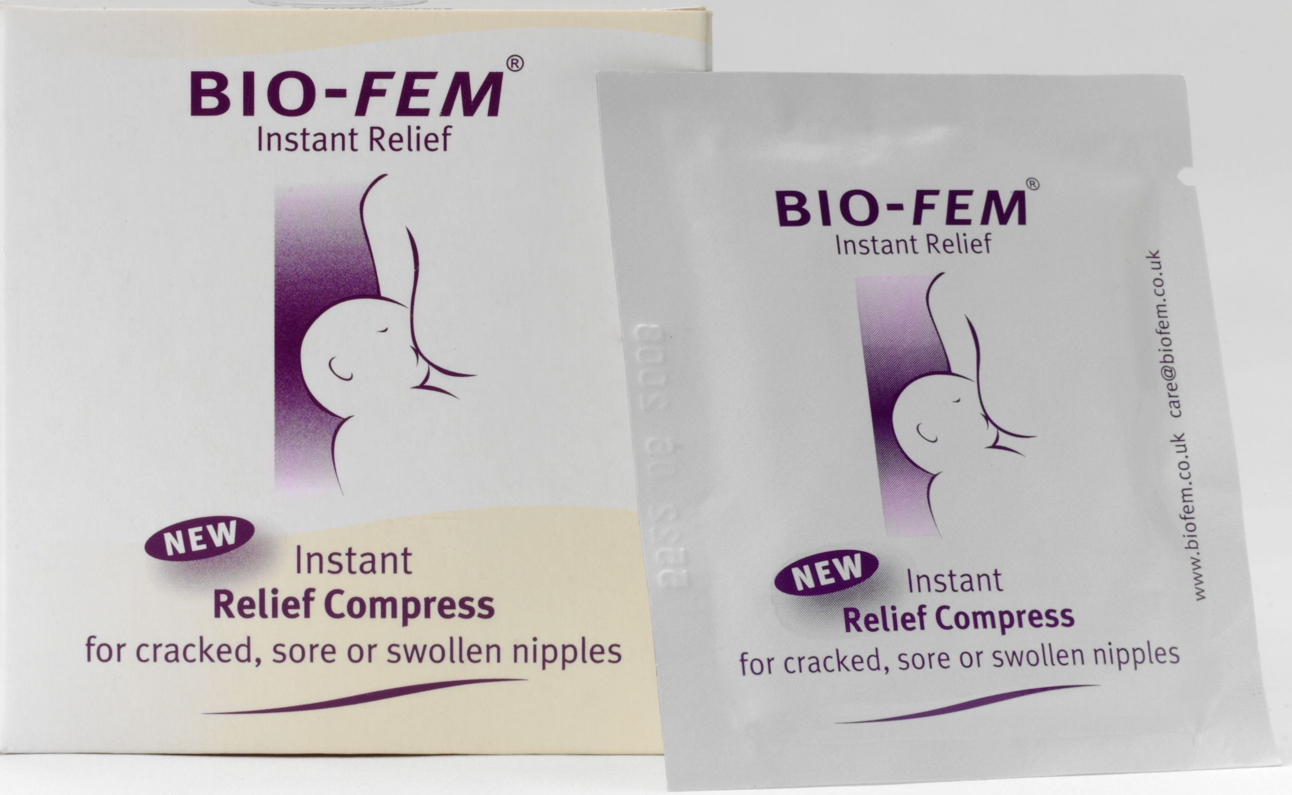 BioFem free Instant Relief Compress samples during National