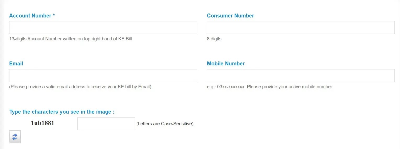 K Electric Duplicate Bill Check and Download