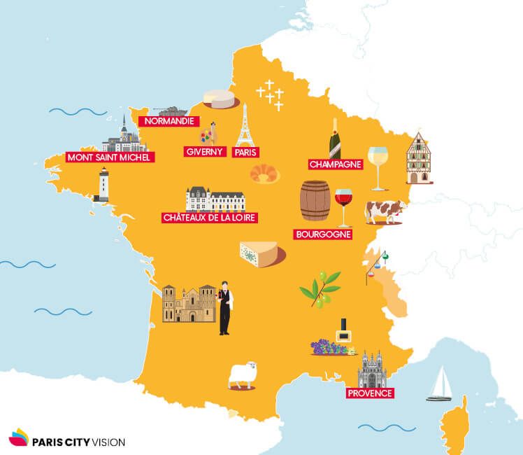 Les Difficultés Liées À L'utilisation De La Carte Touristique France Pdf Carte de France touristique Voyages Cartes