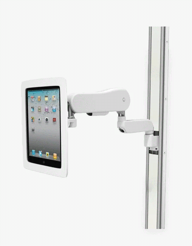 iPad Wall Mount Variable Height iPad Arm Wall Mount Parity Medical