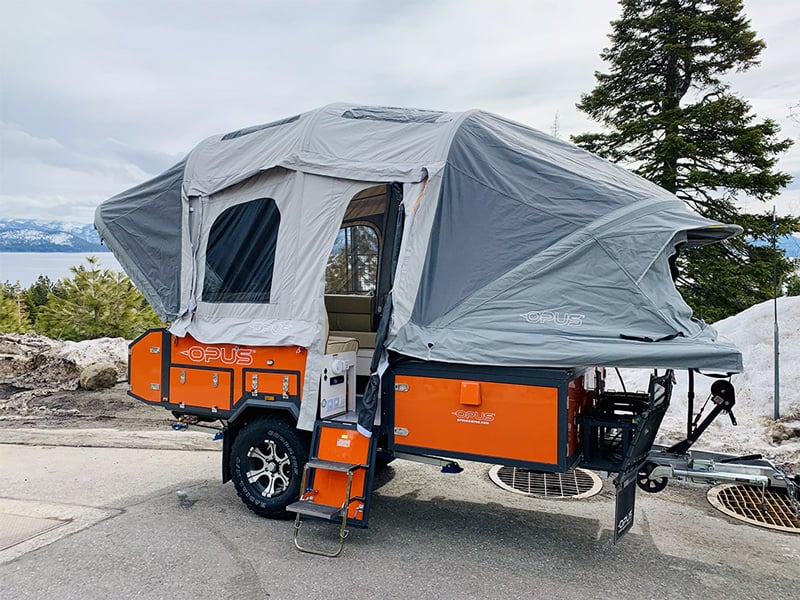 Best Pop Up Campers For Small Vehicles Parked In Paradise