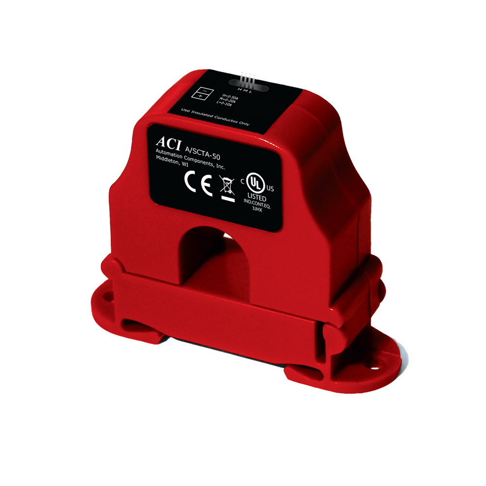 ACI A/SCTA50 Mini Adjustable Current Switch Split Core 0 10 / 20