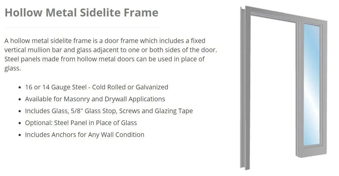 Hollow Metal Frames Parker Custom Security