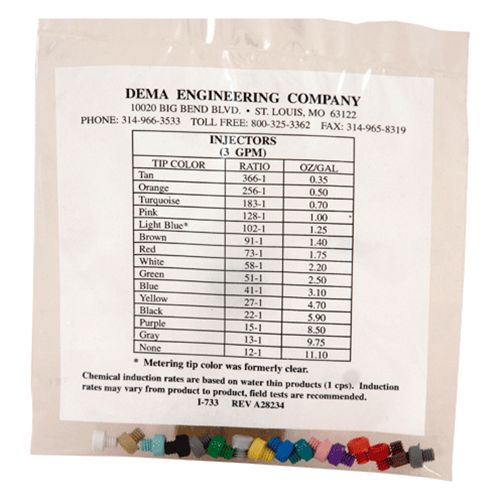 Dema Treaded dilution tip pack Parker Distributing