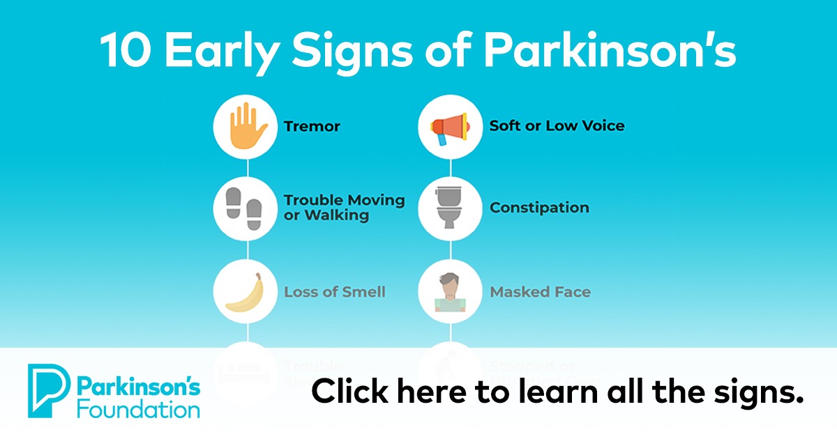 10 Early Signs Parkinson's Foundation